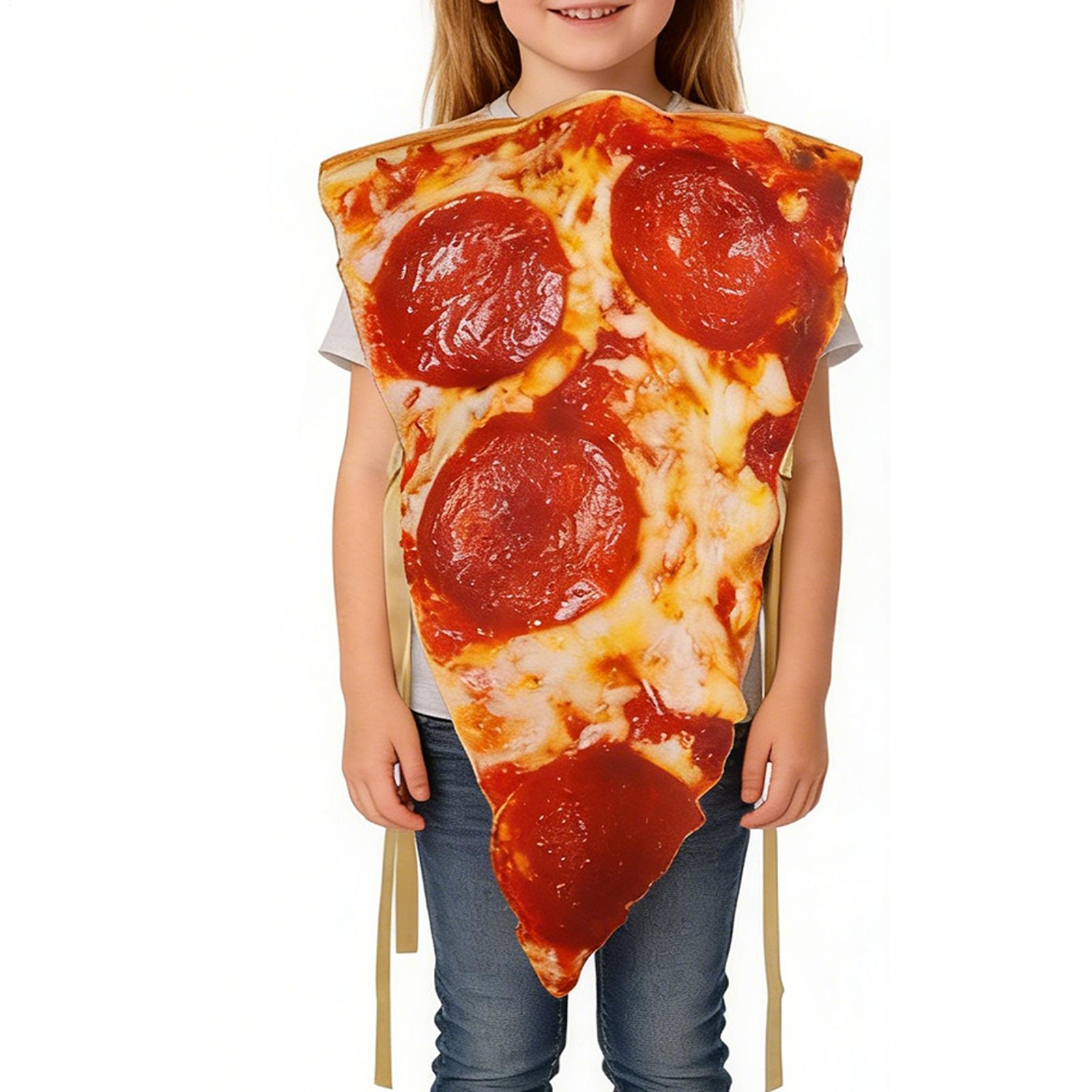 Anime Cosplay For Couples - Pizza Cadılar Bayramı Kostümü Gerçekçi Gıda