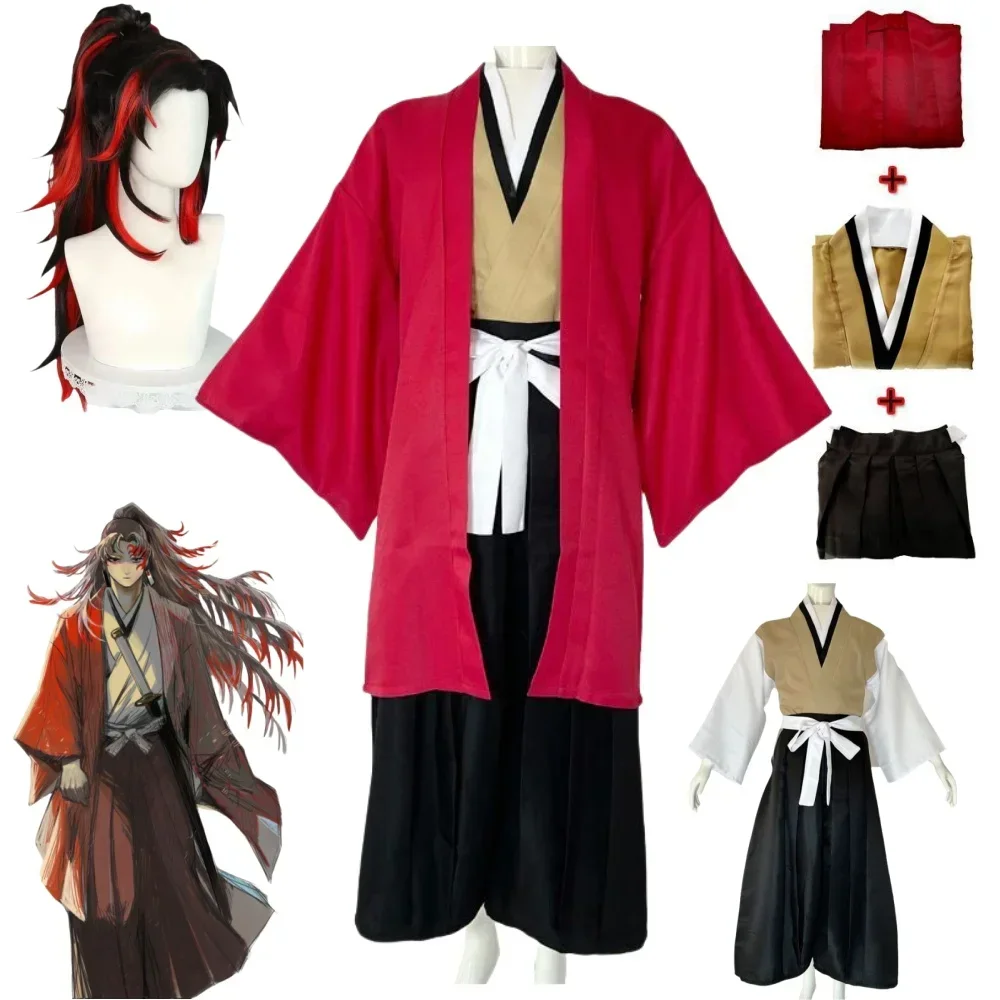 Anime Cosplay Kimono - Cadılar Bayramı Anime Tsugikuni Yoriichi Cosplay