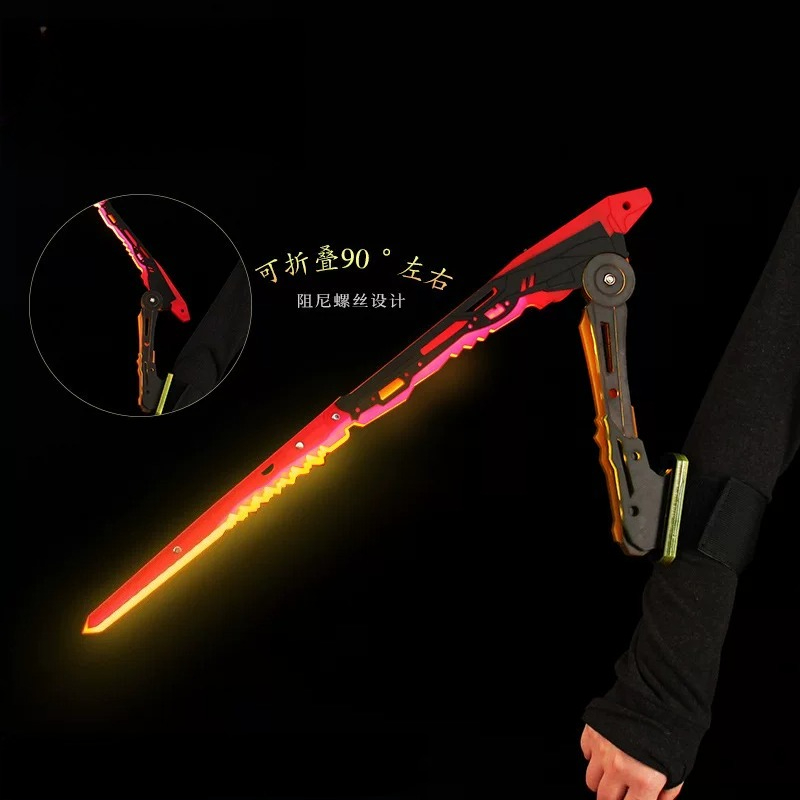 Anime Cosplay Katana - Anime Cyberpunk Katana Mantis Bıçağı Işıklı