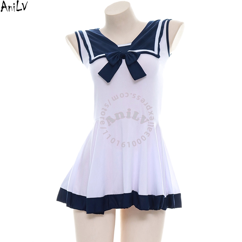 Anime Cosplay Japanese Girl - AniLV Japon Anime Kız Donanma Denizci