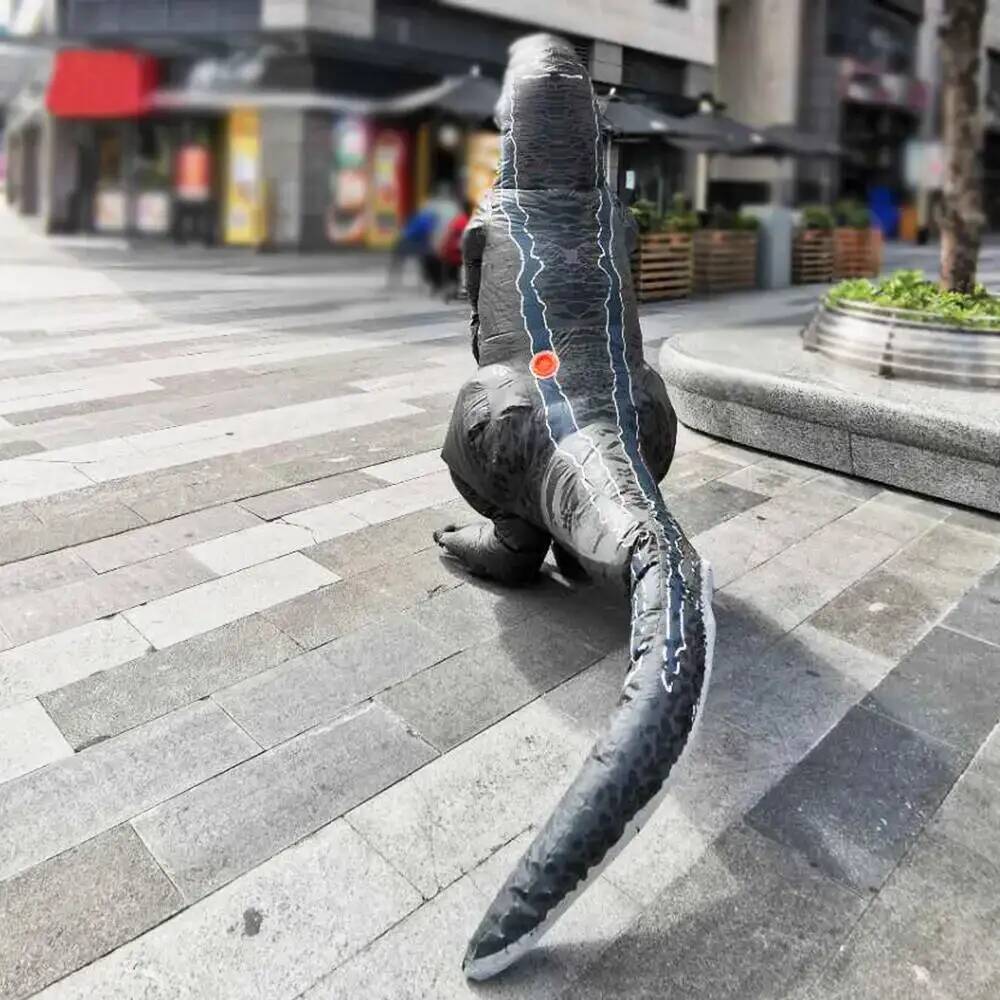 Anime Cosplay Dress For Men - T-REX Yetişkin Şişme Sıcak Velociraptor Dinozor