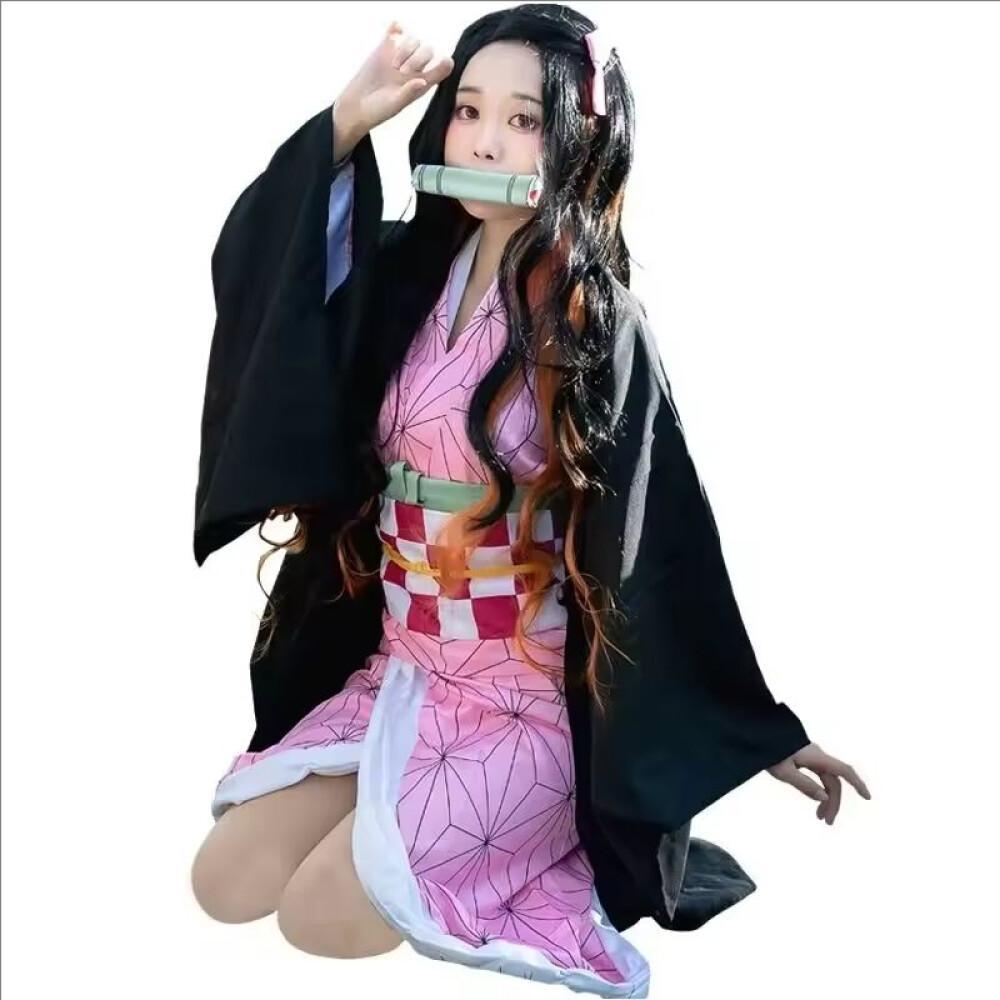 Anime Cosplay Kimono - Anime Demon Slayer Kimetsu No Yaiba