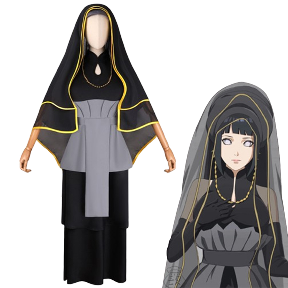 Anime Cosplay Events 2026 - 2026 Hyuga Hinata Düğün Kıyafeti, Anime