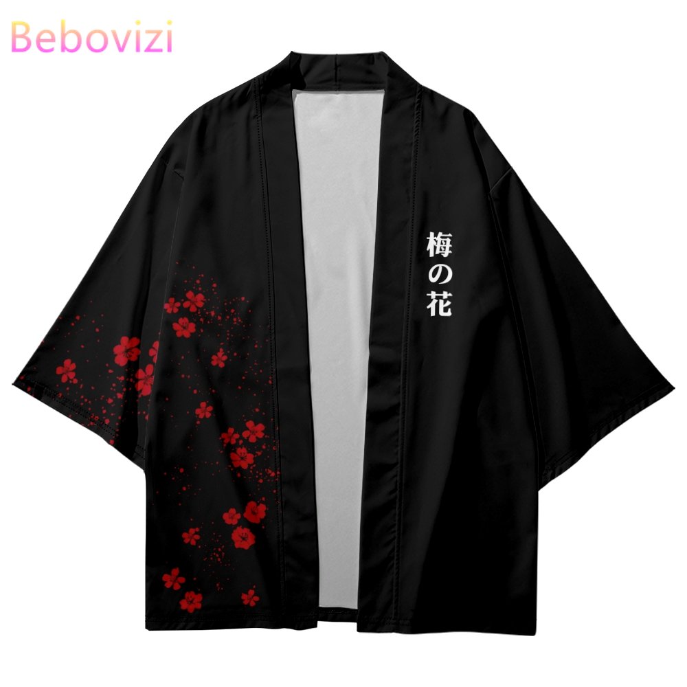 Demon Slayer Haori - Japon hırka gevşek kadın erkek Cosplay