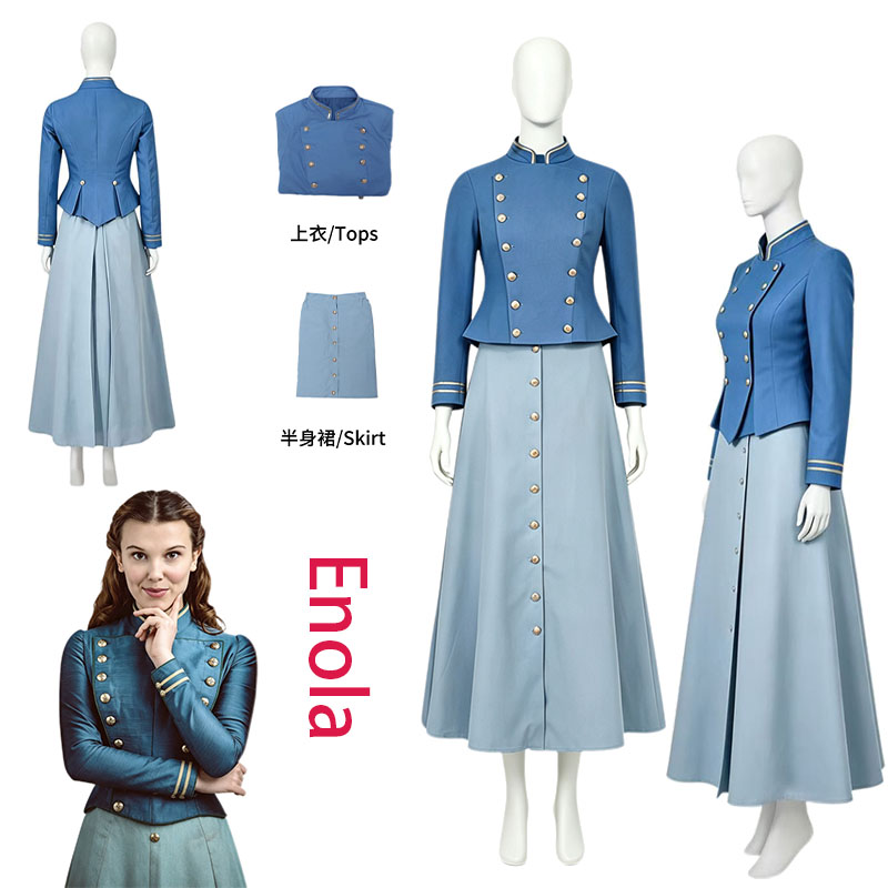 Anime Cosplay Female - WHH Movie Enola Cosplay Kostümü Holmes