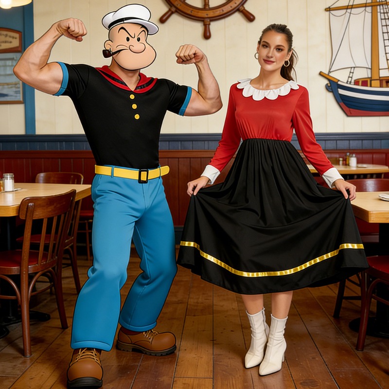 Anime Cosplay For Couples - Yeni Karnaval Cosplay Kostümü Çift Klasik