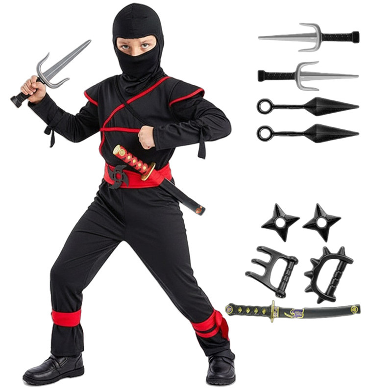 Anime Cosplay Japanese Girl - Çocuklar İçin Japon Samuray Kostümü Ninja