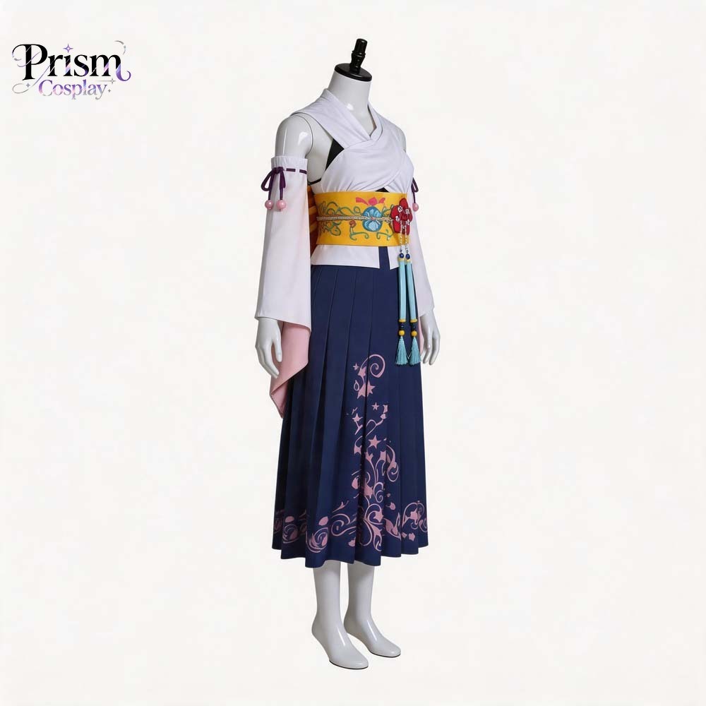 Final Fantasy Ten Yuna Çağrıda - Anime Cosplay Kimono incelemesi ve fiyatı