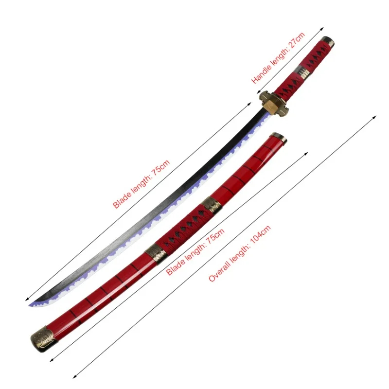 2026 Roronoa Zoro Katana Anime - Anime Cosplay Katana incelemesi ve fiyatı