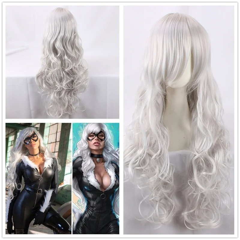 Cadılar Bayramı Yeni Siyah Ked - Anime Cosplay Long Black Hair incelemesi ve fiyatı