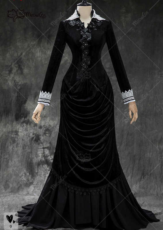 MEOWCOS kadın Gotik Siyah Vint - Anime Cosplay Com incelemesi ve fiyatı
