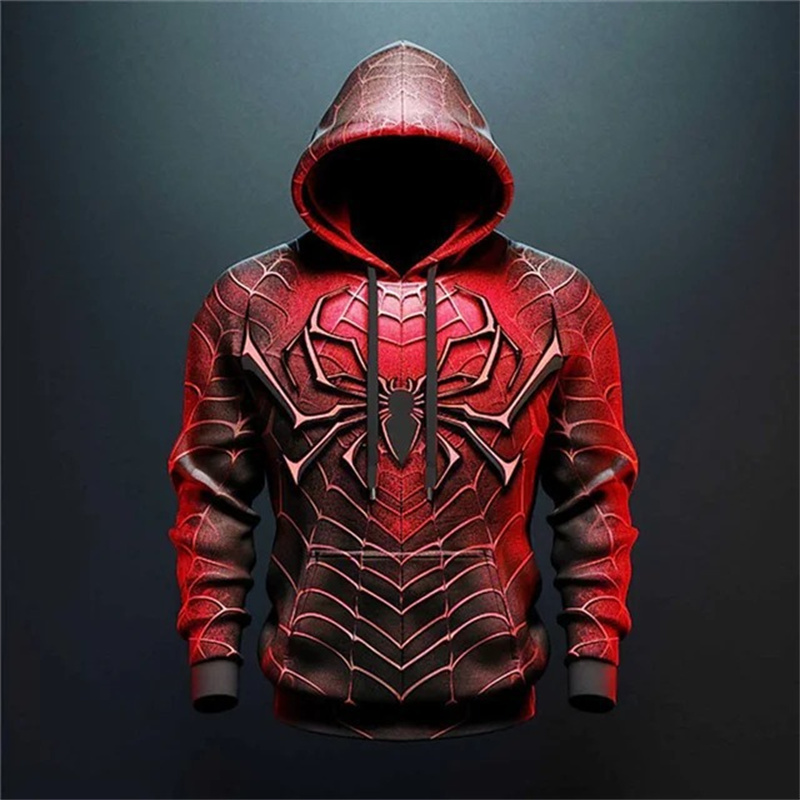 Örümcek desen erkek moda Hoodi - Fullmetal Alchemist Coat incelemesi ve fiyatı