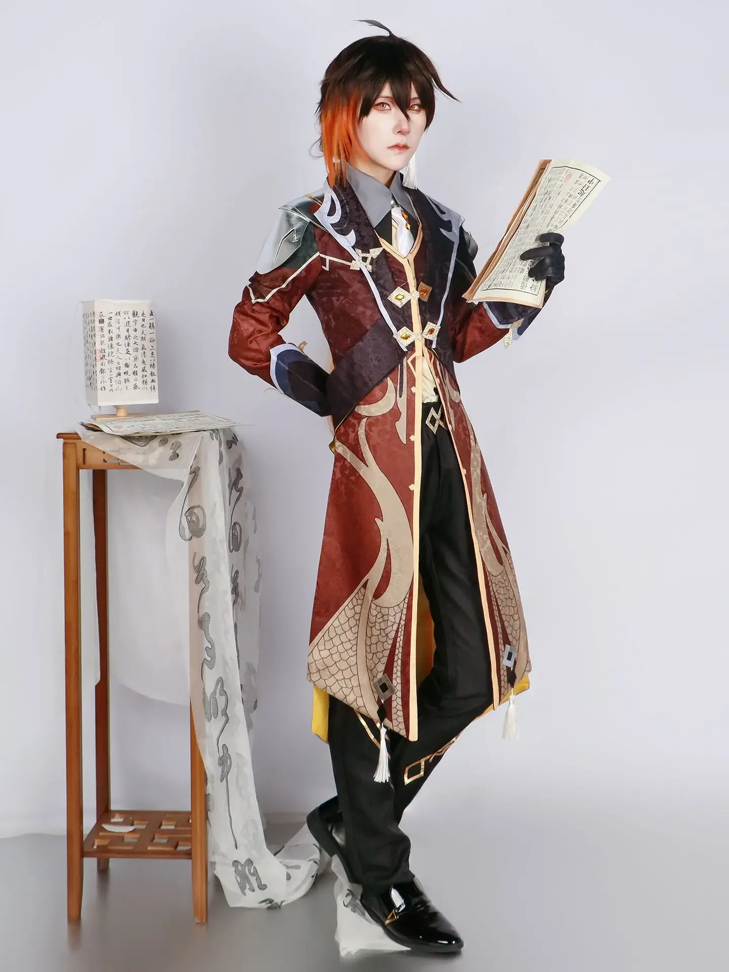 Genshin Impact Zhongli Cosplay - Anime Cosplay Dress For Men incelemesi ve fiyatı