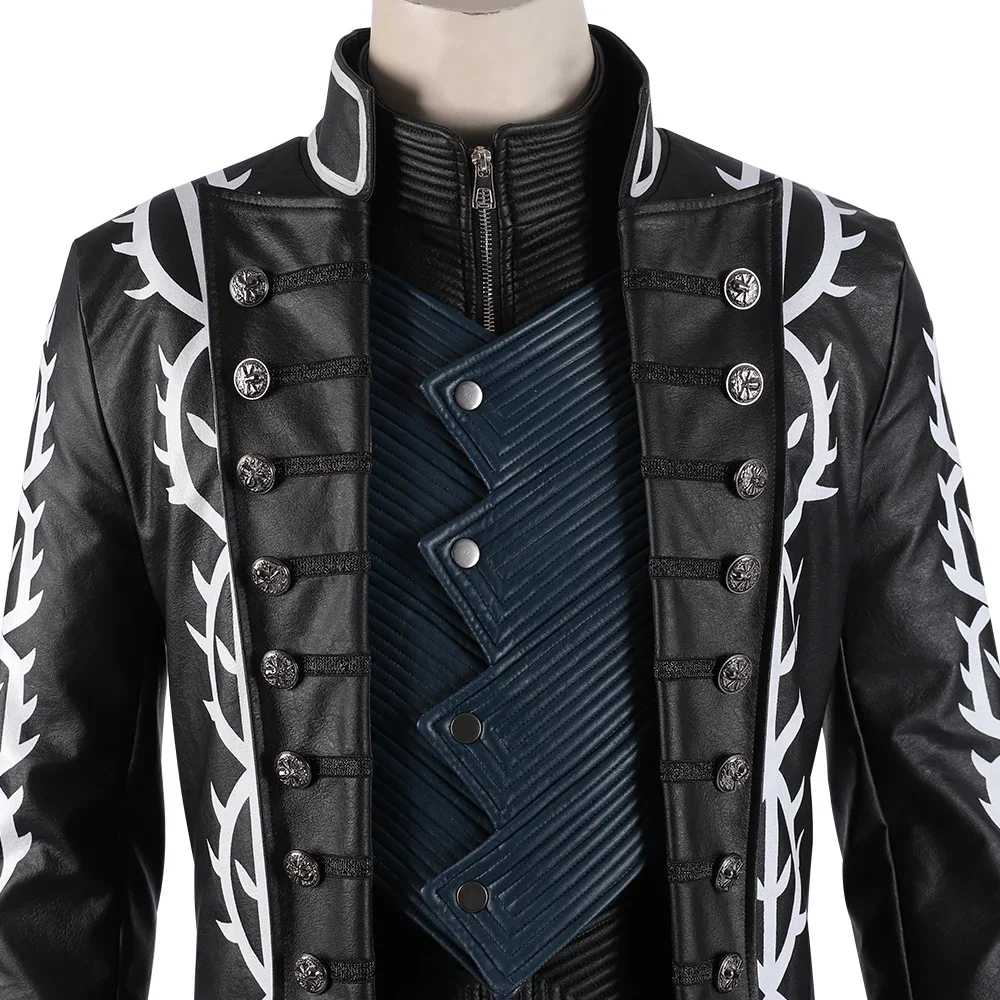Oyun DMC 5 Vergil Cosplay Kost - Fullmetal Alchemist Coat incelemesi ve fiyatı