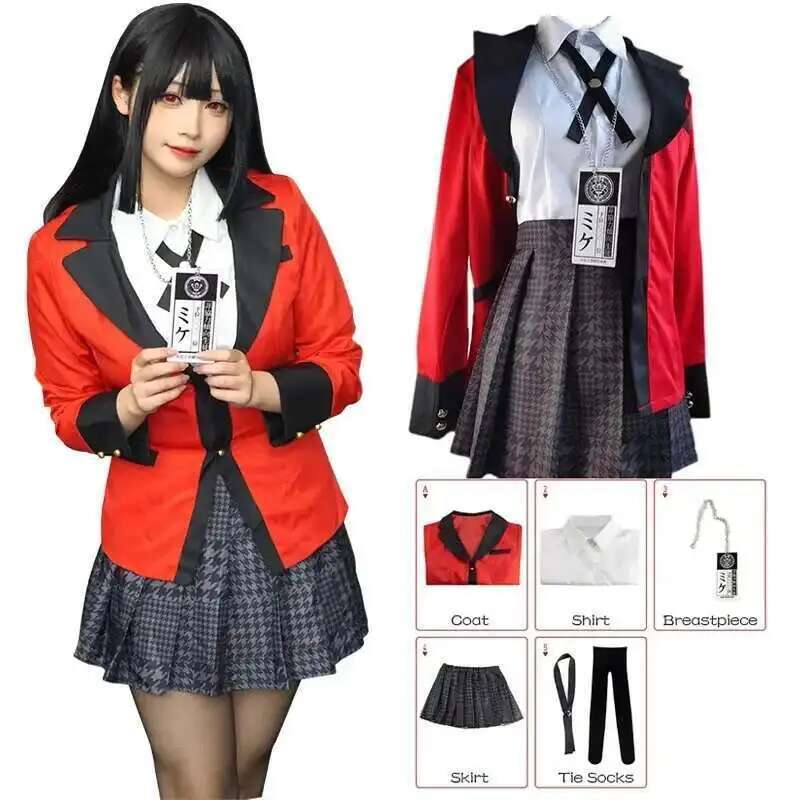 Anime Kakegurui Jabami Yumeko  - Anime Cosplay Japanese Girl incelemesi ve fiyatı