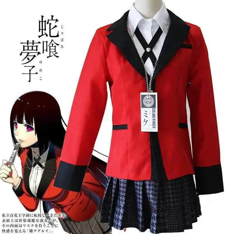 Anime Kakegurui Jabami Yumeko  - Anime Cosplay Japanese Girl incelemesi ve fiyatı
