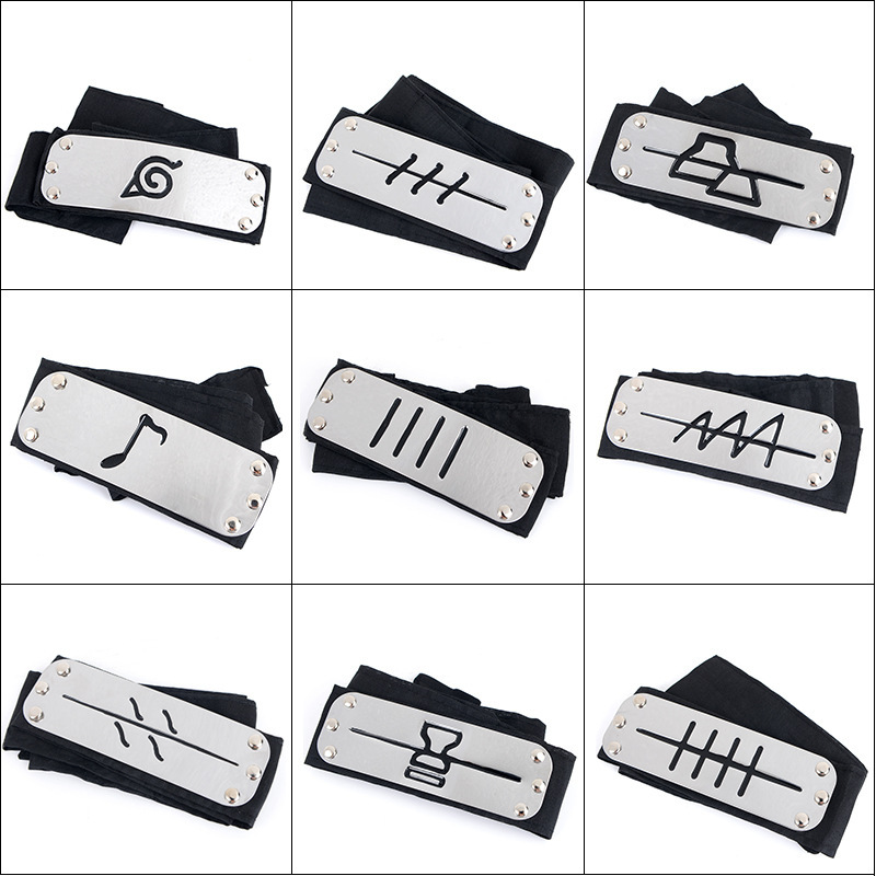 Anime Kakashi kafa Cosplay kos - Naruto Headband Metal incelemesi ve fiyatı
