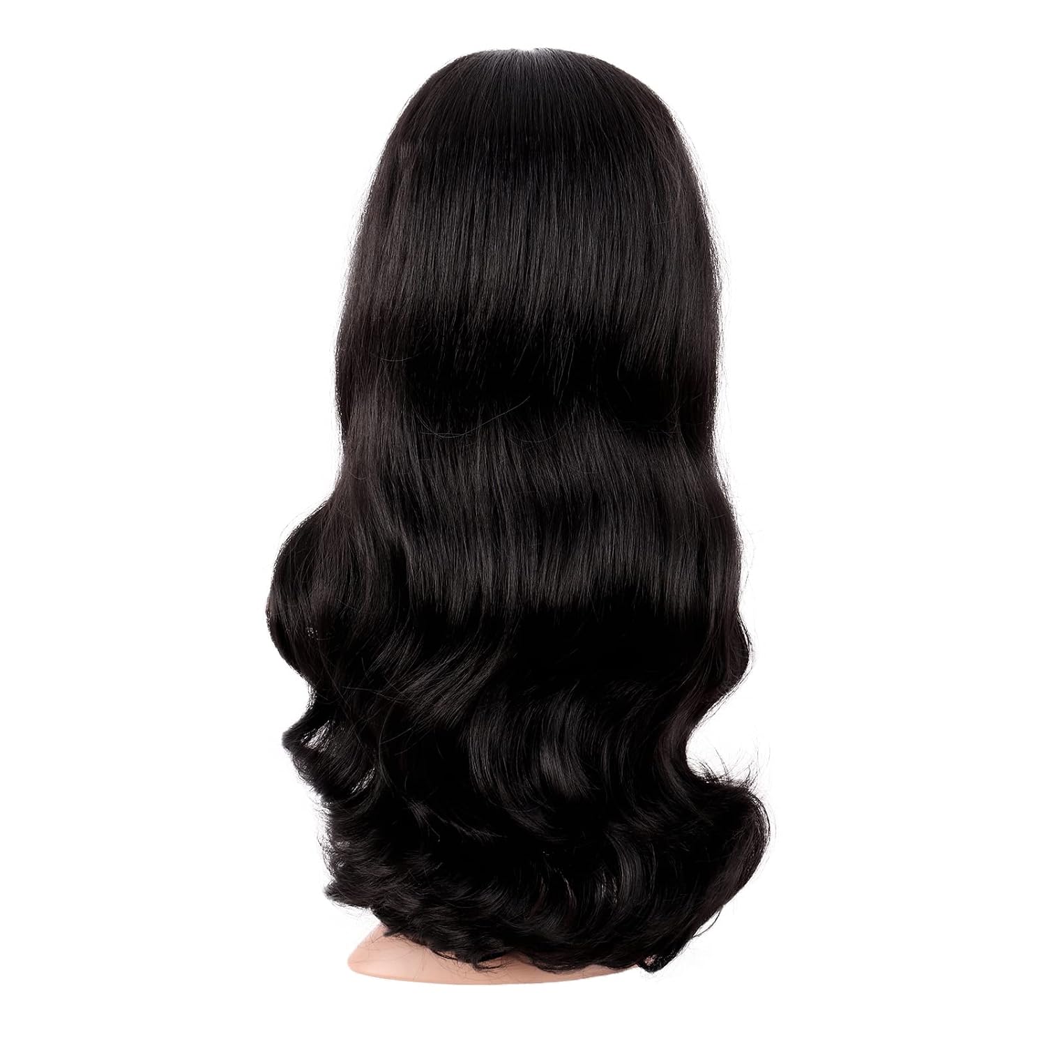 Uzun Kıvırcık Saç Ortadan Ayrı - Anime Cosplay Long Black Hair incelemesi ve fiyatı