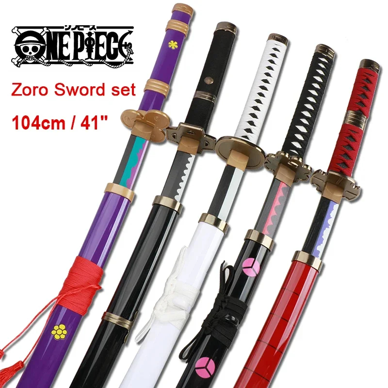 2026 3 adet Roronoa Zoro Kılıç - Anime Cosplay Katana incelemesi ve fiyatı