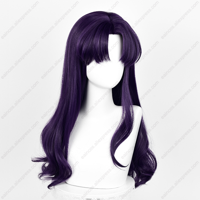 EVA Misato Katsuragi Cosplay p - Anime Cosplay Long Black Hair incelemesi ve fiyatı