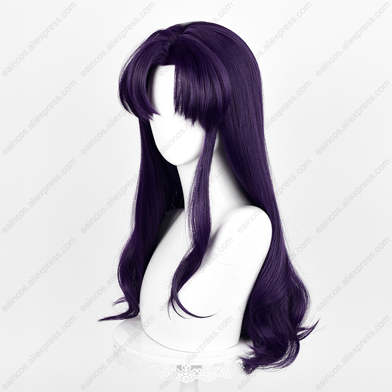 EVA Misato Katsuragi Cosplay p - Anime Cosplay Long Black Hair incelemesi ve fiyatı