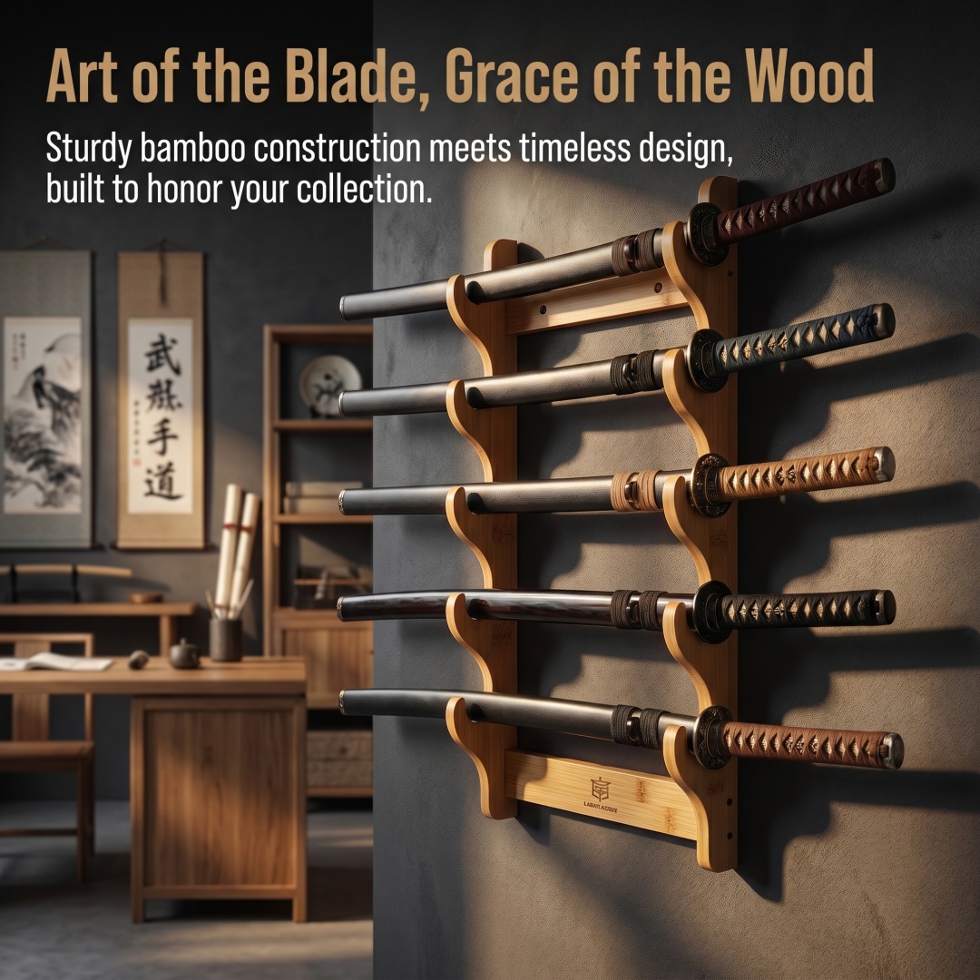 8 katmanlı duvar kılıç depolam - Anime Cosplay Katana incelemesi ve fiyatı
