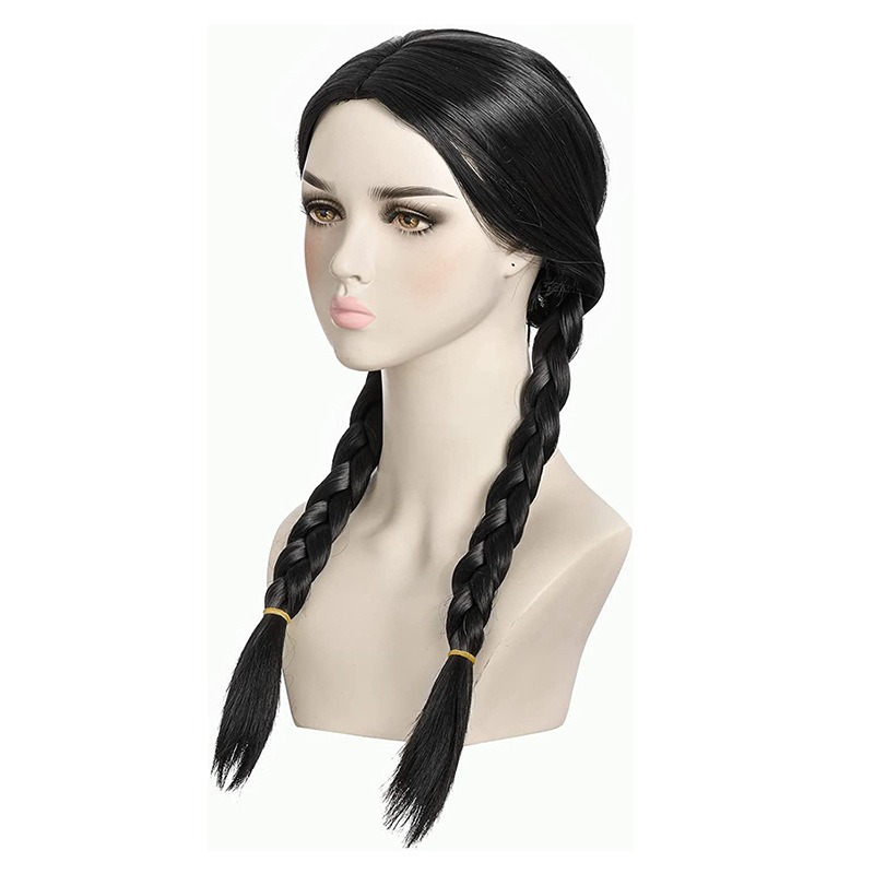 Cosplay Addams Ailesi Siyah Uz - Anime Cosplay Long Black Hair incelemesi ve fiyatı