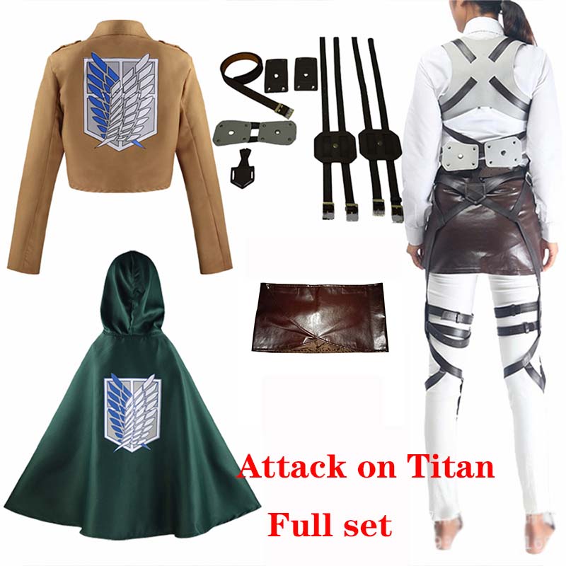 Cosplay Anime Levi Ackerman Mi - Attack Titan Cloak incelemesi ve fiyatı